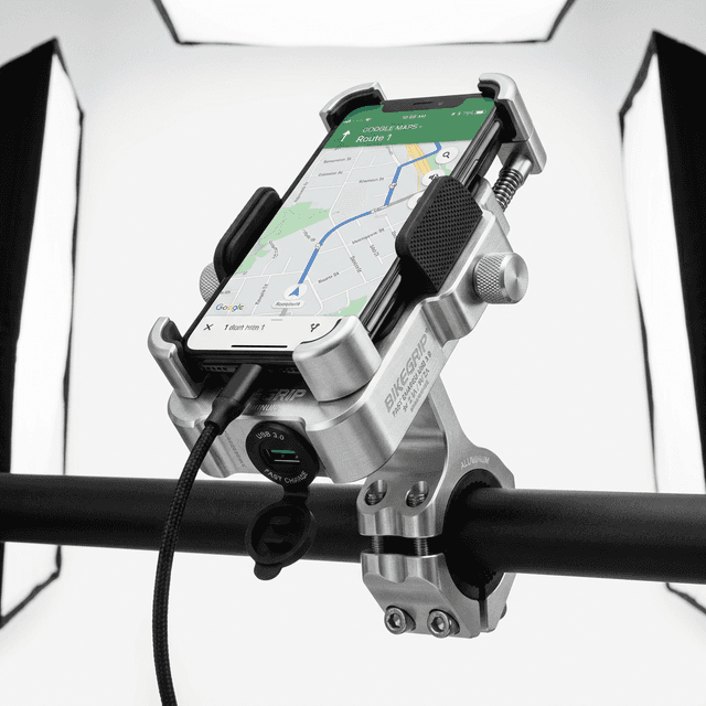 Suporte de Celular Alumínio com Carregador USB 3.0